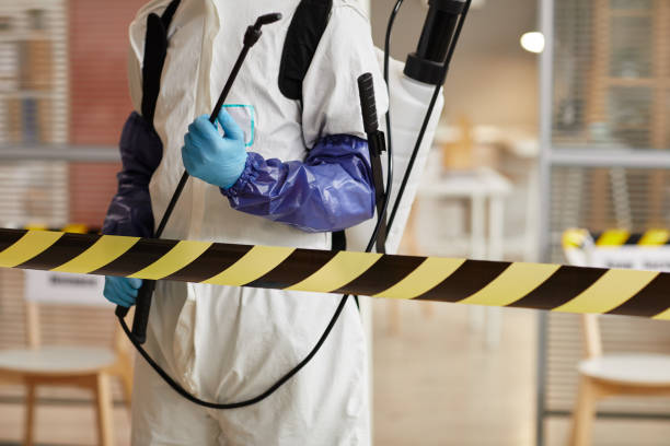 Professional Blood Cleanup technician working in Lisbon, ME